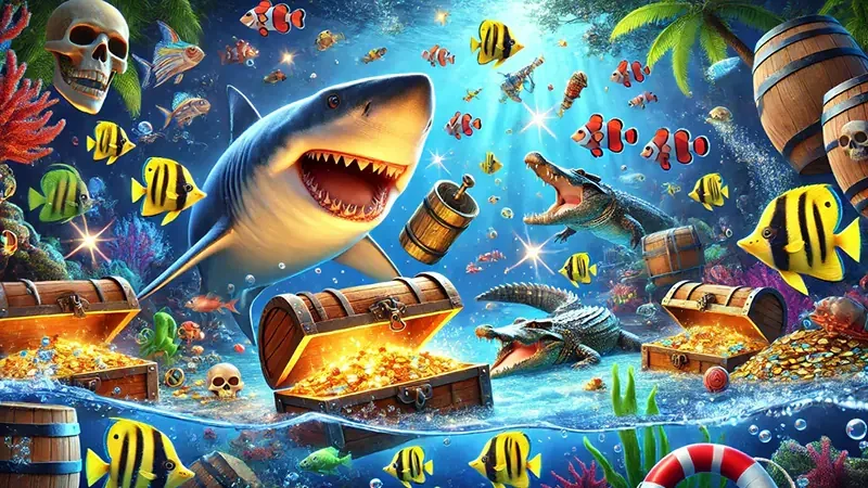 Visual arcade bawah laut untuk permainan tembak ikan SM605